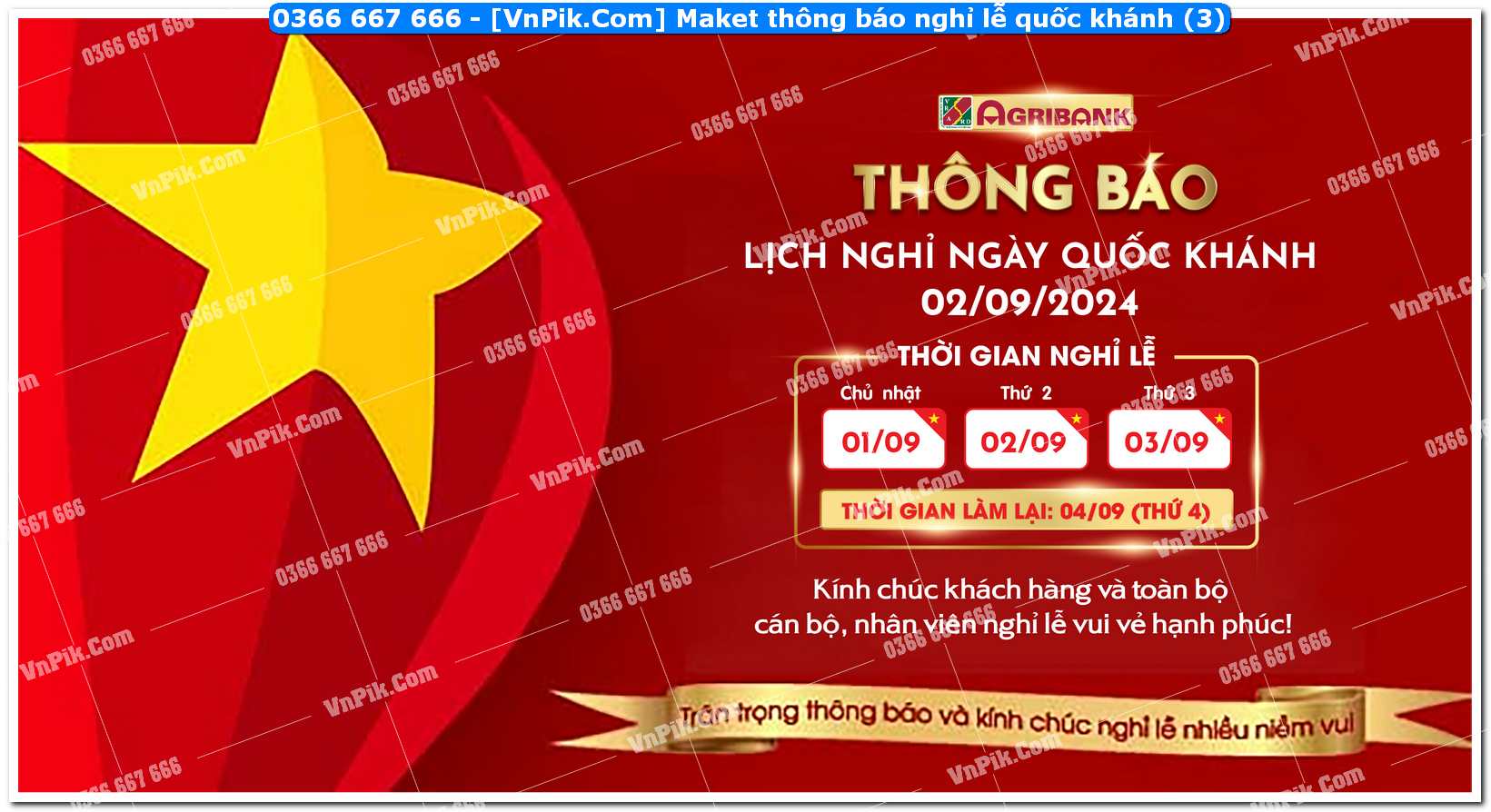 Maket thông báo nghỉ lễ quốc khánh (3)